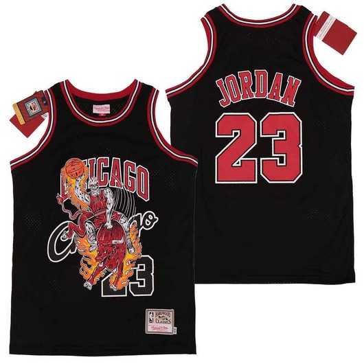 Bulls 23 Michael Jordan Black Hardwood Classics Skull Edition Jersey Yhua,We sell and wholesale Bulls 23 Michael Jordan Black Hardwood Classics Skull Edition Jersey Yhua on line form chian!